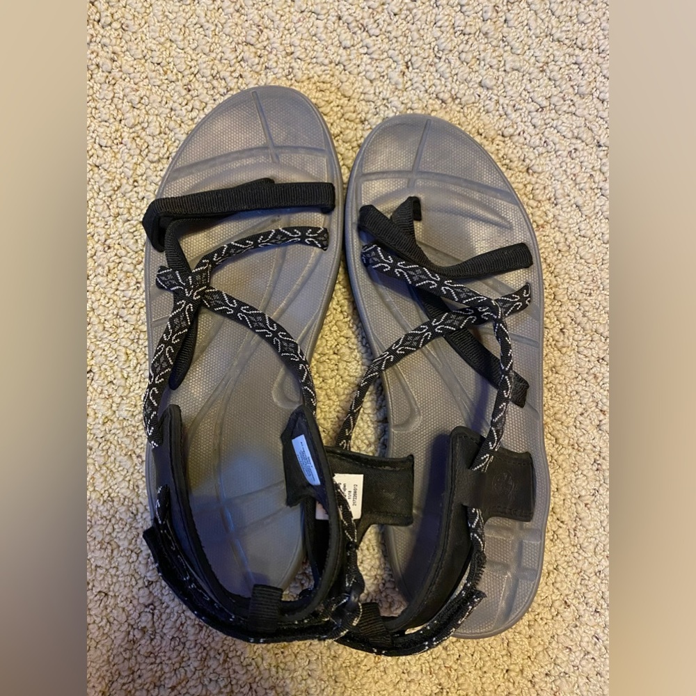 Sandals.